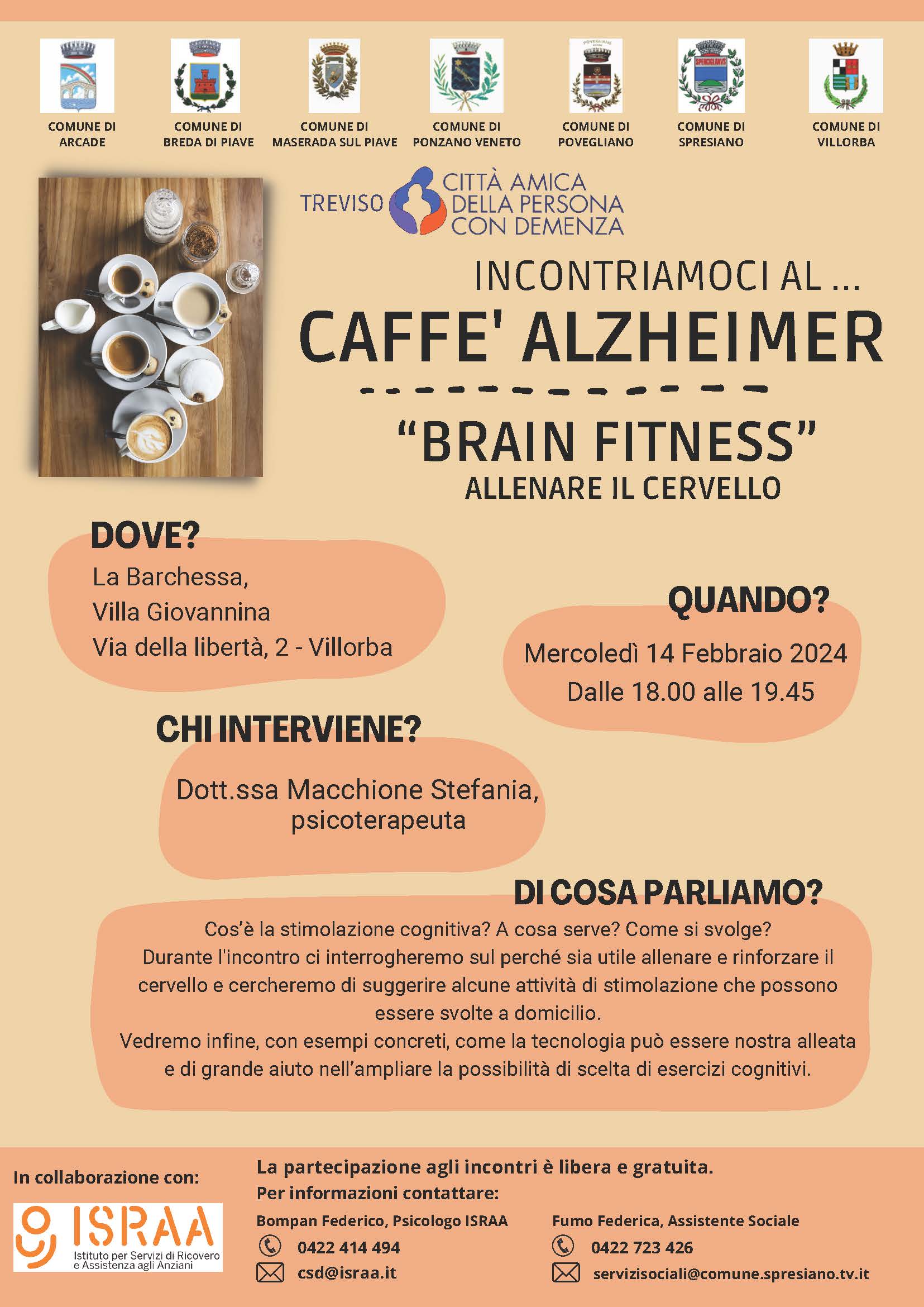 Caffè Alzheimer - Allenare il cervello